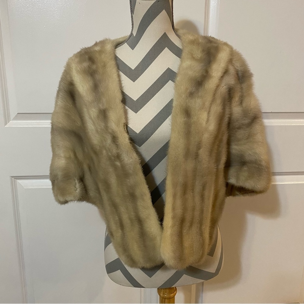 Vintage Mink Cape Wrap